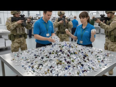 Inside The Modern Diamond plants | How Billions Worth Dollar's Diamond are made ( full process )