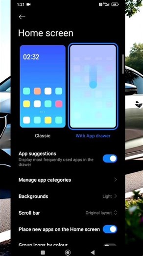 Turn On App Drawer 📱 #android_tips #mobiletips