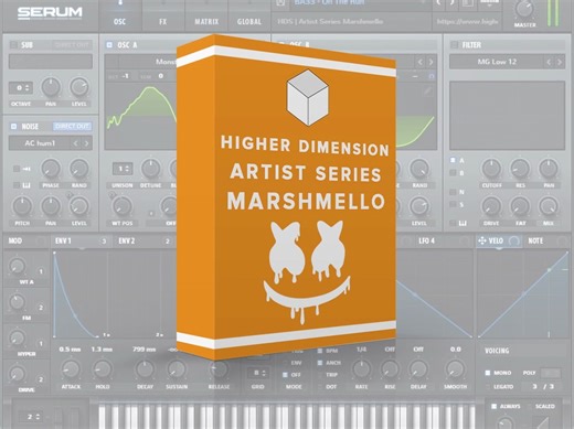 棉花糖风格的音色试听！ARTIST SERIES MARSHMELLO _ FREE SERUM PRESETS