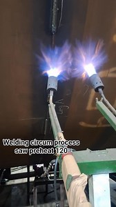Welding circum process saw preheat 120 #welder #welding #saw #gopublic #reels | Anrianis Situmorang Situmorang