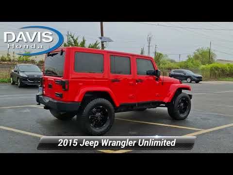 Used 2015 Jeep Wrangler Unlimited Sahara, Burlington, NJ 16207Z