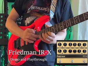 Friedman IR-X Pedal Demo and Playthrough