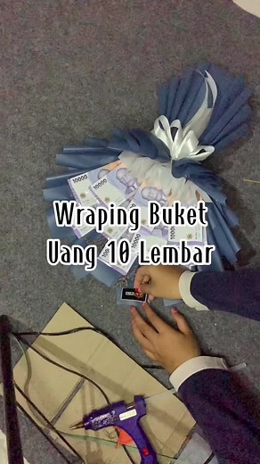 Tutorial Buket Uang Simple untuk Wisuda