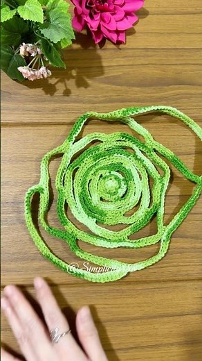 💚🧶Flower Cup Holder Crochet #Simplicity888 #crochet #cupholder