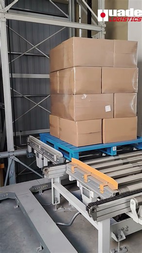 Huayide ASRS Automated Storage Warehouse: Pallet Transfer to Dock for Inbound