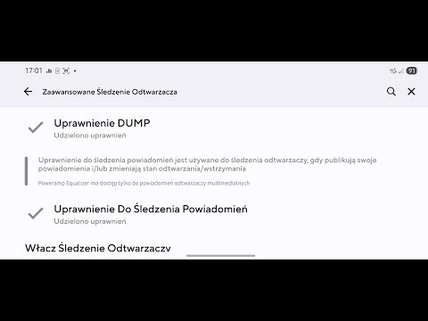Zaawansowane śledzenie odtwarzacza w aplikacji Korektor Poweramp, jak skonfigurować
