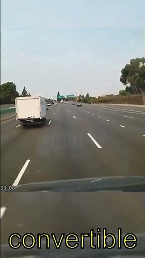 Fast Lane Fail: Convertible Loses Control & Crashes | Dashcam