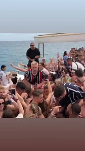 196K views · 258 reactions | It’s 35 degrees the sun is shining... How about a champagne spray followed by some ice cold co2 to cool you down on board our 350 capacity super boat  Do not accept cheap copies. Think boat party. Think sunset booze cruise | Magaluf Events | Facebook