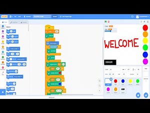 How to make a Drawing Game / Painting App in Scratch 3.0 using Scratch Pen extension
