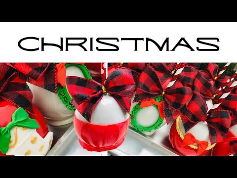 Christmas Candy Apples - How to Make Large Batch Candy Apple Recipe