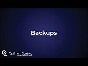 Backups | Optimum Control