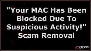 Your MAC Has Been Blocked Due To Suspicious Activity! Scam