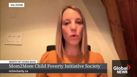 Month of Giving Back: Mom2Mom Child Poverty Initiative Society