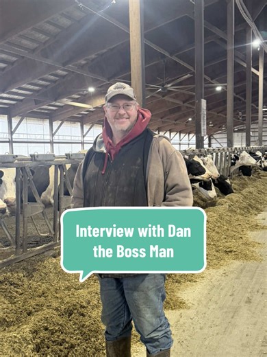 Interview With Dan the Boss Man! #dairyfarm #interview #cows #wisconsin #whatsthewordwednesday