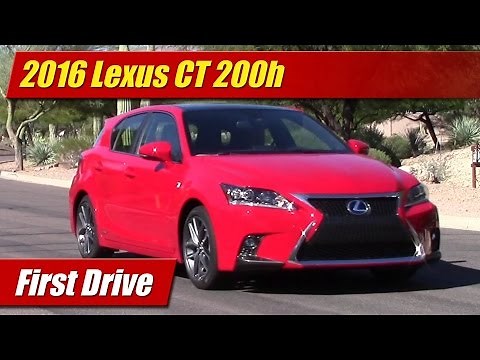2016 Lexus CT 200h: First Drive