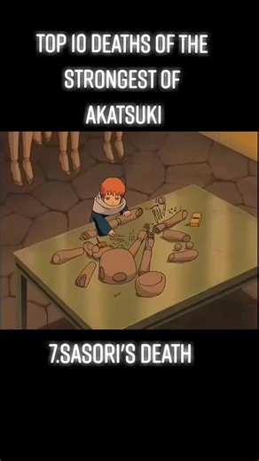 Muerte de Sasori: Una Tragedia de Akatsuki