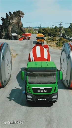 BeamNG Drive Realistic Car Crash 😱 | High Speed Accident Simulation