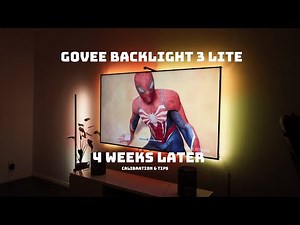 GOVEE tv backlight 3 Lite worth having?? 4 WEEKS later | HACKS & #tipsandtricks