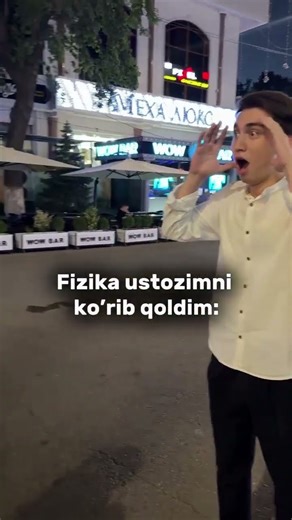 Fizika ustozimni ko'rib qoldim bu vidio juda qiziq ko‘ring
