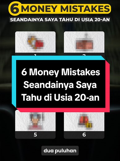 6 Kesalahan Uang yang Harus Dihindari Sebelum 30 Tahun