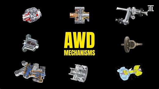 六种全时四驱（AWD）机械结构