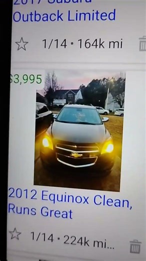 2012 Chevy equinox 224k 3,995 nice suv