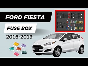 Ford Fiesta Relays and Fuse Box Diagram From 2016 to 2019