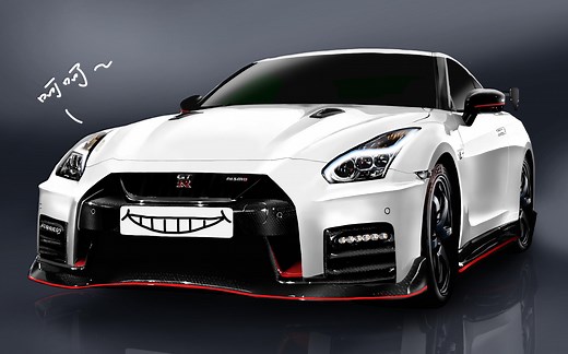 小车细画视频 - Nissan GTR NISMO改装版 | 巴特曼动手画