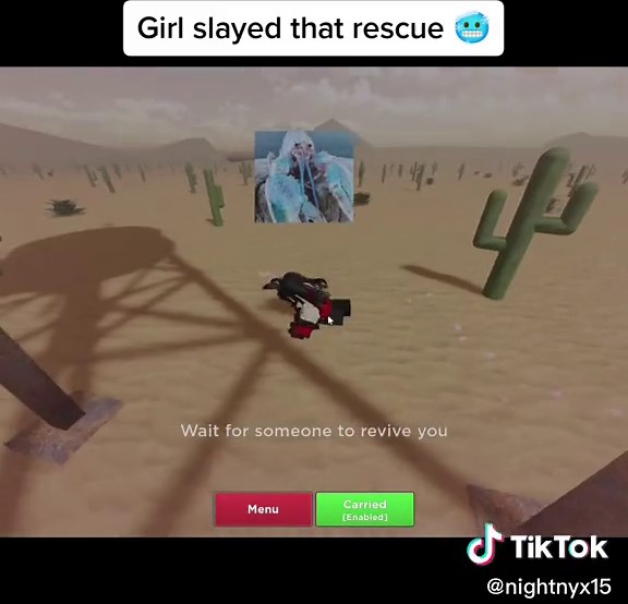 Girl Slayed In Evade - Roblox Rescue Mission