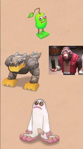 Hiwong Monkeys Song - My Singing Monsters VS MInecraft