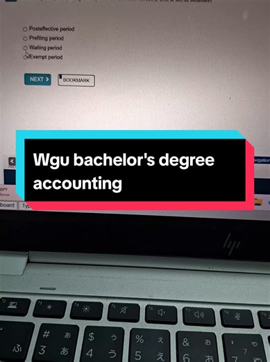 Wgu bachelor's degree accounting #proctoredexam #proctoru #wgugrad #onlineexam #westerngovernersuniversity