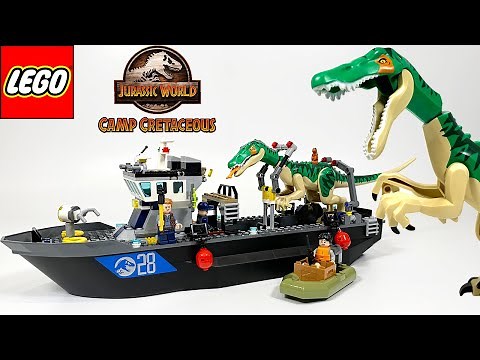 LEGO Jurassic World 🦕76942 Baryonyx Dinosaur Boat Escape Build Review