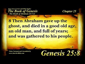 Genesis Chapter 25 - Bible Book 01 - The Holy Bible KJV Read Along Audio/Video/Text
