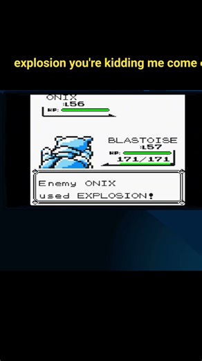 Blastoise survives an Explosion #pokemon #pokemoncommunity #gaming