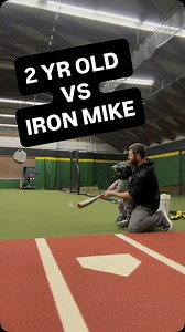 Throwback to Way’s first time on the Iron Mike 😂 This was 2 days after his 2nd birthday and after I heard “more” “more” I knew he was going to love it 😂 #dadandson #baseball #coach | Justin Fletcher