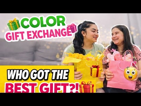 Color Gift Exchange Challenge 🎁 | Who Got the BEST Gift?! 😱