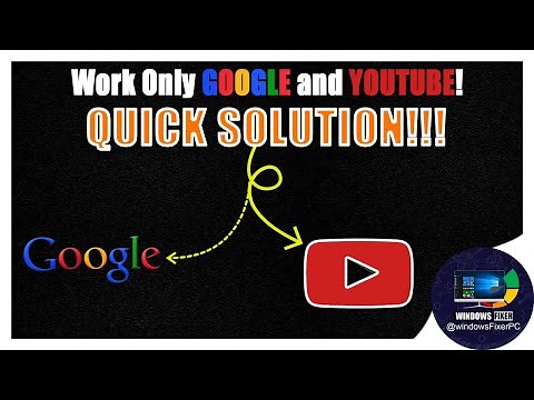 Only google and youtube works on my internet [QUICK SOLUTION]✔