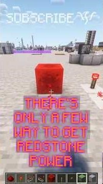 ALL THE WAYS (I think) to get a REDSTONE SIGNAL SOURCE! | Redstone with PsiVolt #minecraft #redstone