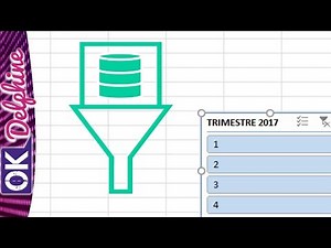 EXCEL - TCD et graphiques : filtrer avec des segments