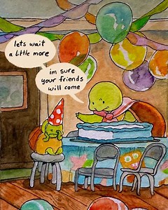 you are loved little turtle! #watercolor #comics | Anna Laura Art