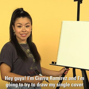 We gave Cierra Ramirez 60 SECONDS to draw the cover art for her new single, "Broke Us" featuring Trevor Jackson and my ❤️ is so full!! | MTV