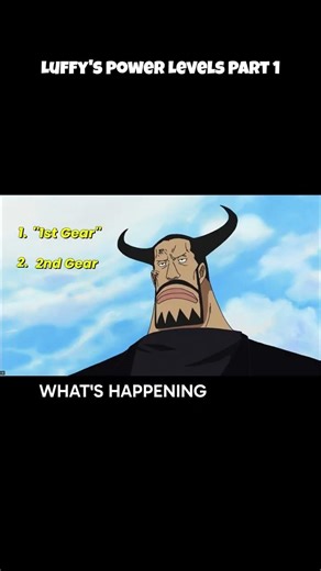Luffy's Power Levels Part 1 #onepiece #anime #fighting