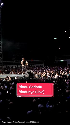 Rindu Serindu Rindunya - Setia Band (Live) 18 Februari 2024 | Spice Arena Penang🎙️ #SetiaBand #WaliBand #CharlyVanHouten #Idola #CharlyVHT #BestSinger #PepengSetiaBand #WaliSetia #CharlySetiaBand #Setiaku #SpiceArenaPenang #Penang #PulauPinang #SetiaBandLoversMalaysia #SetiakuMalaysia #fyp #RinduSerinduRindunya #Viral #TikTok #Trending #CapCut #SatuRumpun #SatuHati #Malaysia #Indonesia #Singapore #Brunei #fypシ