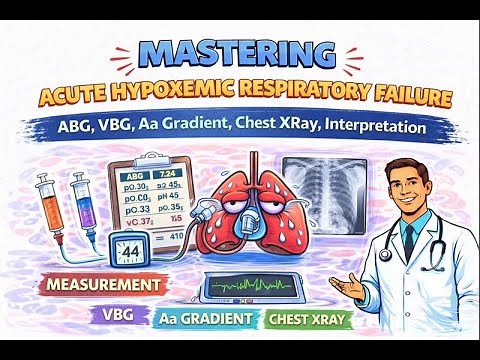 Mastering Acute Hypoxemic Respiratory Failure – ABG, VBG, Aa Gradient, Chest Xray, Interpretation