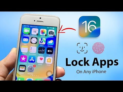 iOS16 - How to Lock Apps on iPhone with Face ID or Passcode!