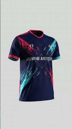 Custom Jersey Mockup Reveal | Esports Jersey Design | 3D Sportswear Render