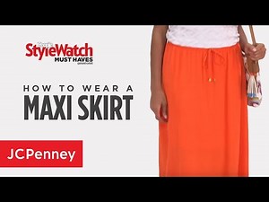 How to Wear a Maxi Skirt: Summer Must-Have | JCPenney