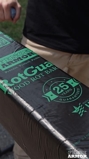 Easy RotGuard Install Anyone Can Do! #fences #fenceinstallation #rotguard | Fence Armor