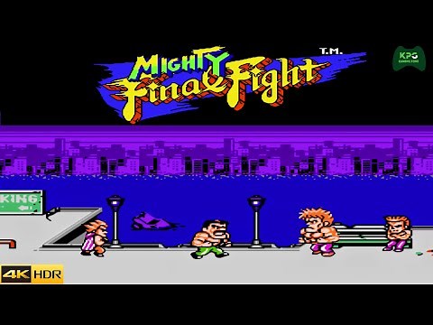 Mighty Final Fight (NES) - Full Gameplay 4K (No Death)