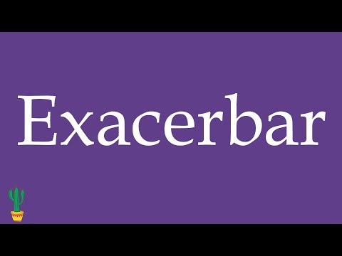 How to Pronounce ''Exacerbar'' (To Exacerbate) Correctly in Spanish 🇲🇽